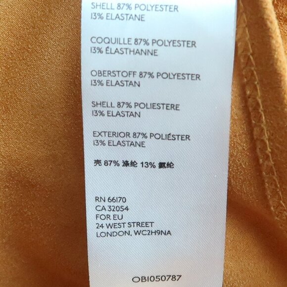 Maeve by Anthropologie Cosima Flounced High Low Skirt Brushed Faux Suede Sz 0 - Picture 11 of 13